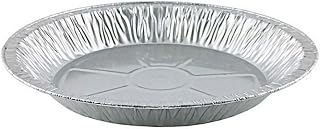 PACTOGO 11" Aluminum Foil Pie Pan Extra-Deep Disposable Tin Plates (Pack of 12)