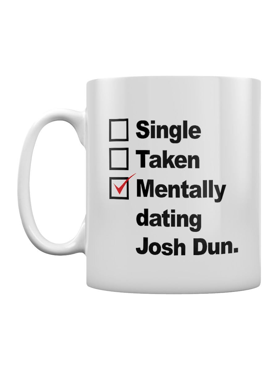 Grindstore White Mentally Dating Josh Dun Tea Or Coffee Mug
