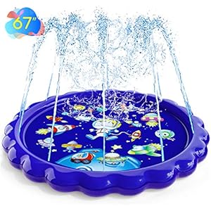 Sprinkler Splash Pad Play Mat Large 67 Inflatable Spinkler