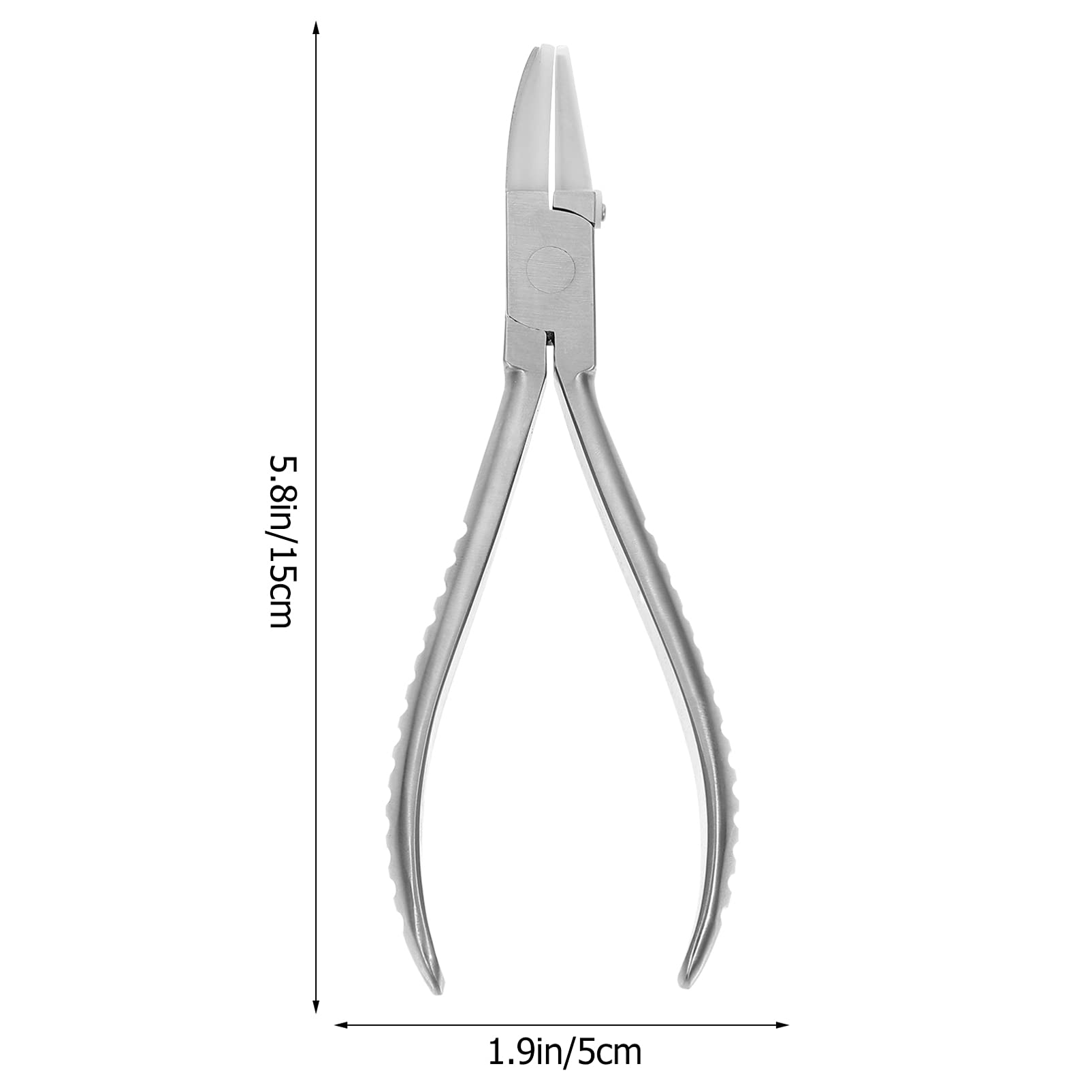 ARTIBETTER Silver Eyeglasses Pliers Multi-functional Adjusting Pliers Flat Jaw Eyeglass Adjustment Tool