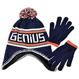 Polar Wear Boys Hat & Glove Sets-Kids Cold Weather Winter Accessories-Children's pom pom Hat Sets-Bi