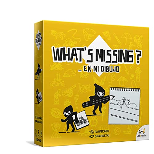 Ludonaute- What's Missing - Juego de Cartas, Color (LUWSM01SP)