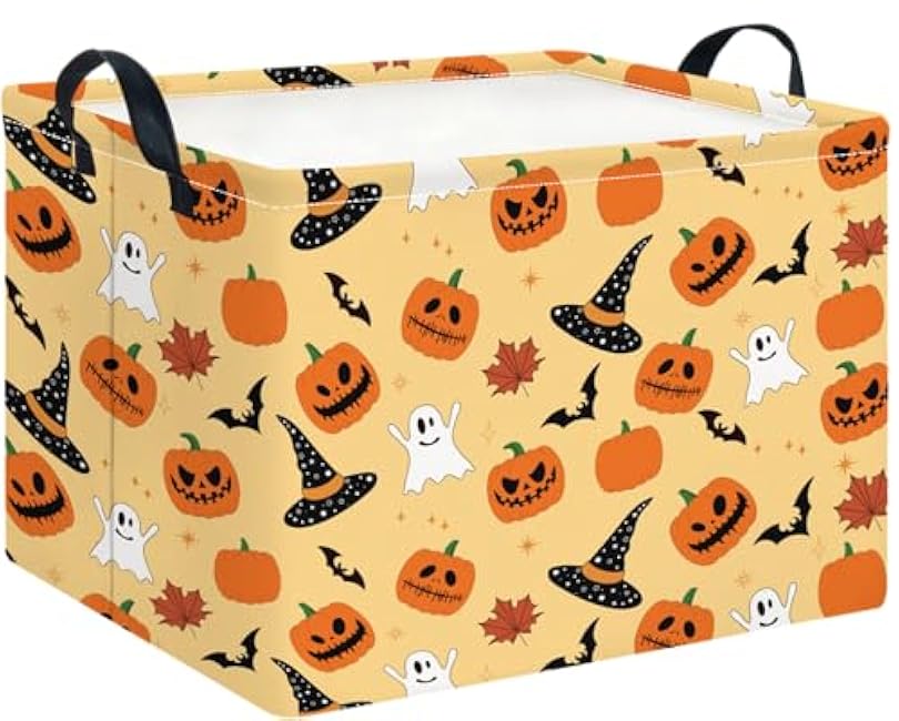 Rectangle Storage Basket with Handles, Collapsible Storage Bin, Books Box, Gift Basket(Truck)