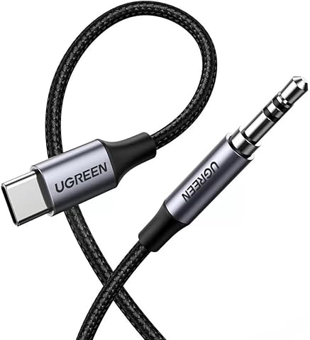 Ugreen USB Type-C 3.5mm Aux Ses Kablosu, Gümüş
