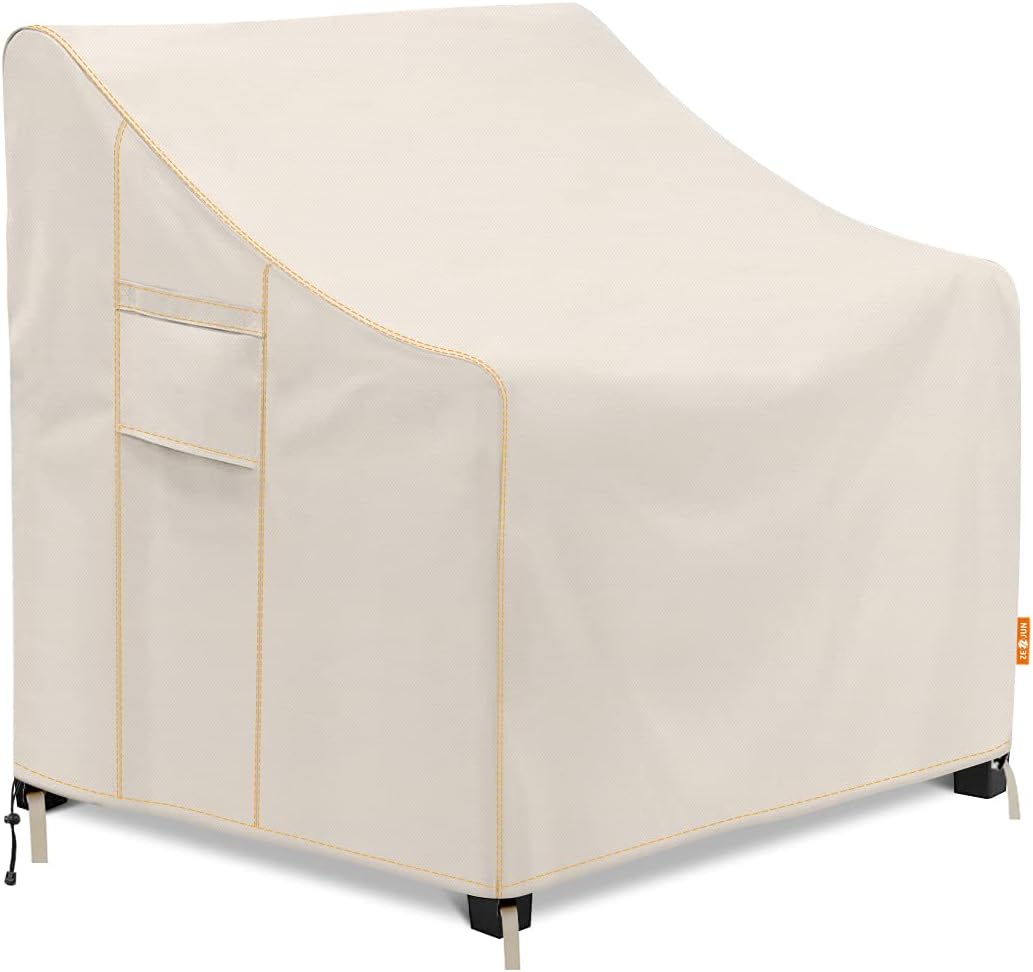 ZEJUN Patio Chair Covers, 29''Lx30''Dx36''H Waterproof Outdoor Furniture Cover, 600D Durable Lounge Deep Seat Covers, All Weather Resistant Covers for Patio Garden Lawn Sofa Wicker Chair : Patio, Lawn & Garden