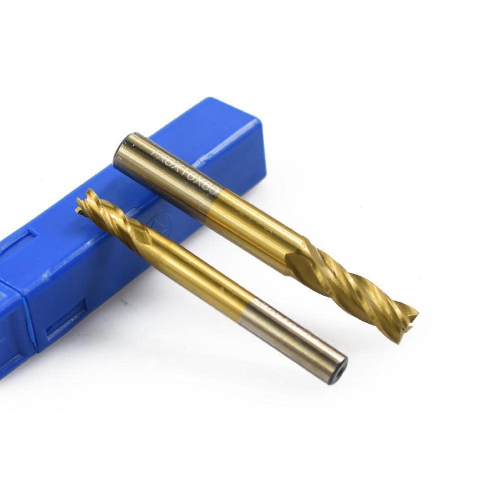 Amazon.co.jp: ハイスストレートシャンクチタンコートエンドミル 1.5mm 