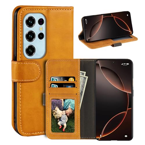 UOGNADGD ���U�[�t���b�v�J�o�[ Oukitel C2-EV 4G �Ƃ̌݊������� �J�[�h�X���b�g�t���E�H���b�g�P�[�X�A�}�O�l�b�g�N���[�W���[�A�L�b�N�X�^���h�ARFID�ϏՌ��t�H���I (���C�g�u���E��)