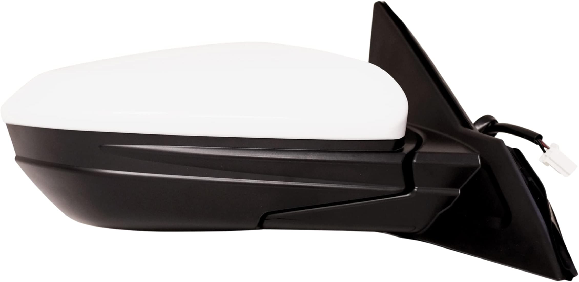 Spieg HO1321284 Passenger Side Mirror Replacement for Honda Civic EX EX-L 2016-2019 Power Heated Paintable White 5PIN (RH)