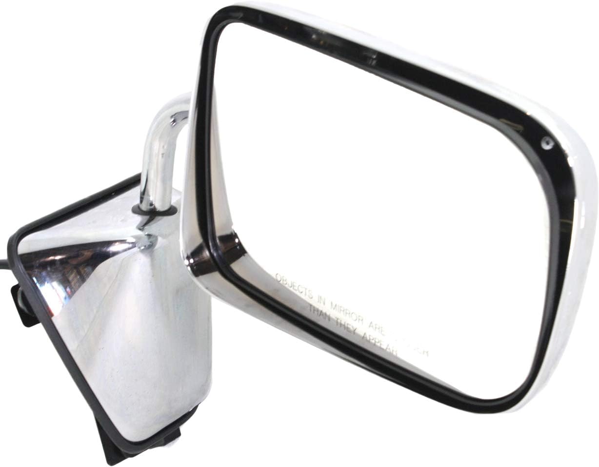 Kool Vue Passenger Side Power Mirror for Dodge W250 D250 D150 D350 W350 W150 Ramcharger 1988-1993 Chrome
