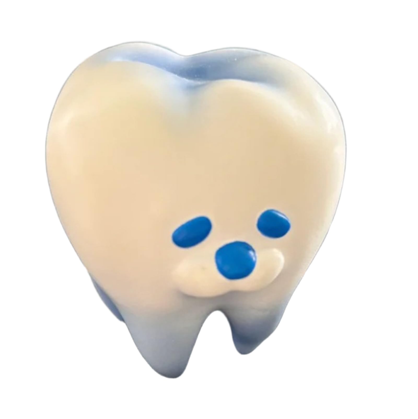 YRQMGSF Dental Office Decorations Tooth Art Showing Model Dentist Wisdom Desk Ornaments for Men Women Graduation Gift,White,9cm