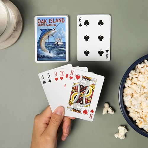 Baraja de Poker Oak Island North Carolina 52 Cartas miniatura 2