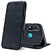 Produktbild Conie Business Hülle für Huawei P Smart 2020, Premium PU Leder Flip Schutzhülle klappbar für Huawei P Smart 2020 Tasche, Blau