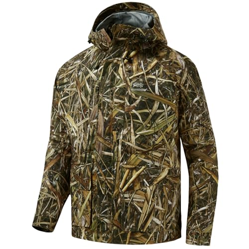 Image of BASSDASH Walker-LW Breathable Waterproof Fishing Hunting Wading Jackets with Silent Outer Fabric for Men Women