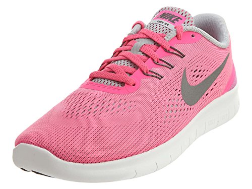 Nike Girls Free RN Trainers Running Shoes Pink 6.5 Medium (B,M) Big Kid
