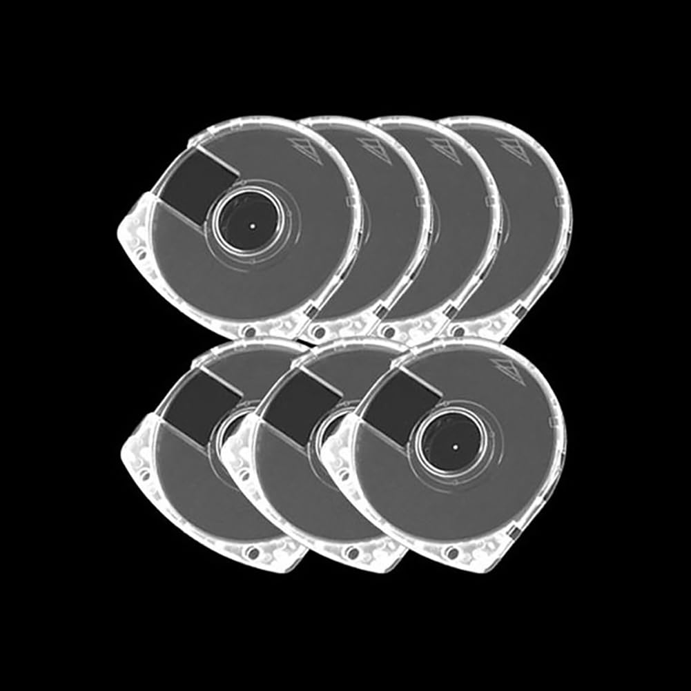 Junsi 10pcs Replacement Umd Game Discs Shell Clear Storage Case Compatible with Sony PSP 1000/PSP 2000/PSP 3000 UMD