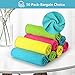 HOMEXCEL Microfiber Cleaning Cloth, 50 Pack Cleaning Rags, Cleaning Towels with 4 Color Assorted, 11.5