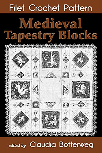 Medieval Tapestry Blocks Filet Crochet Pattern: Complete Instructions and Chart