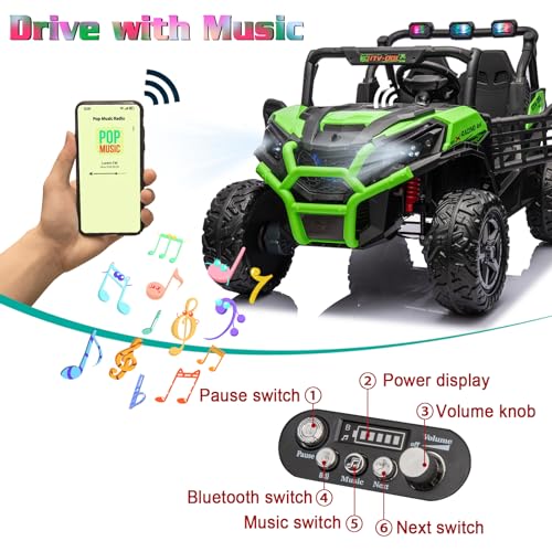 Image of 24V Ride On Toys for Big Kids 24V Ride On Dump Truck Kids' Electric Vehicle