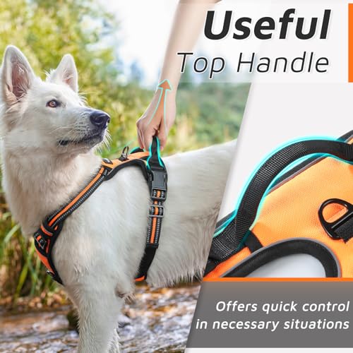 Eagloo DTCW-007-LN Dog Harness For Large Dogs, No Pull Service Vest thumb #4