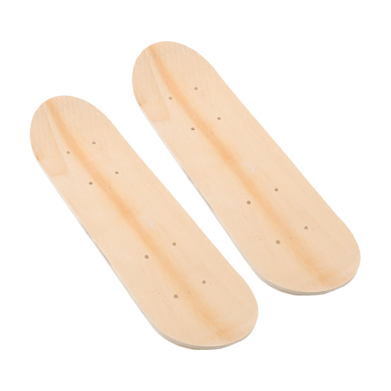 SUPVOX 2pcs Blank Skateboard Decks for DIY Painting Sturdy Wood Deck for Boys and Girls Skateboarding