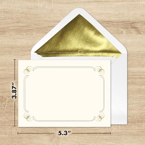 Image of Designer Greetings Blank Note Cards | Boxed Card Set, Matching Envelopes, Foil and Glitter Details
