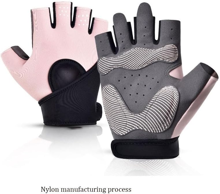 Anti-Slip Lengthened Wrist Guard Gao Dan Half Finger Nylon Gloves