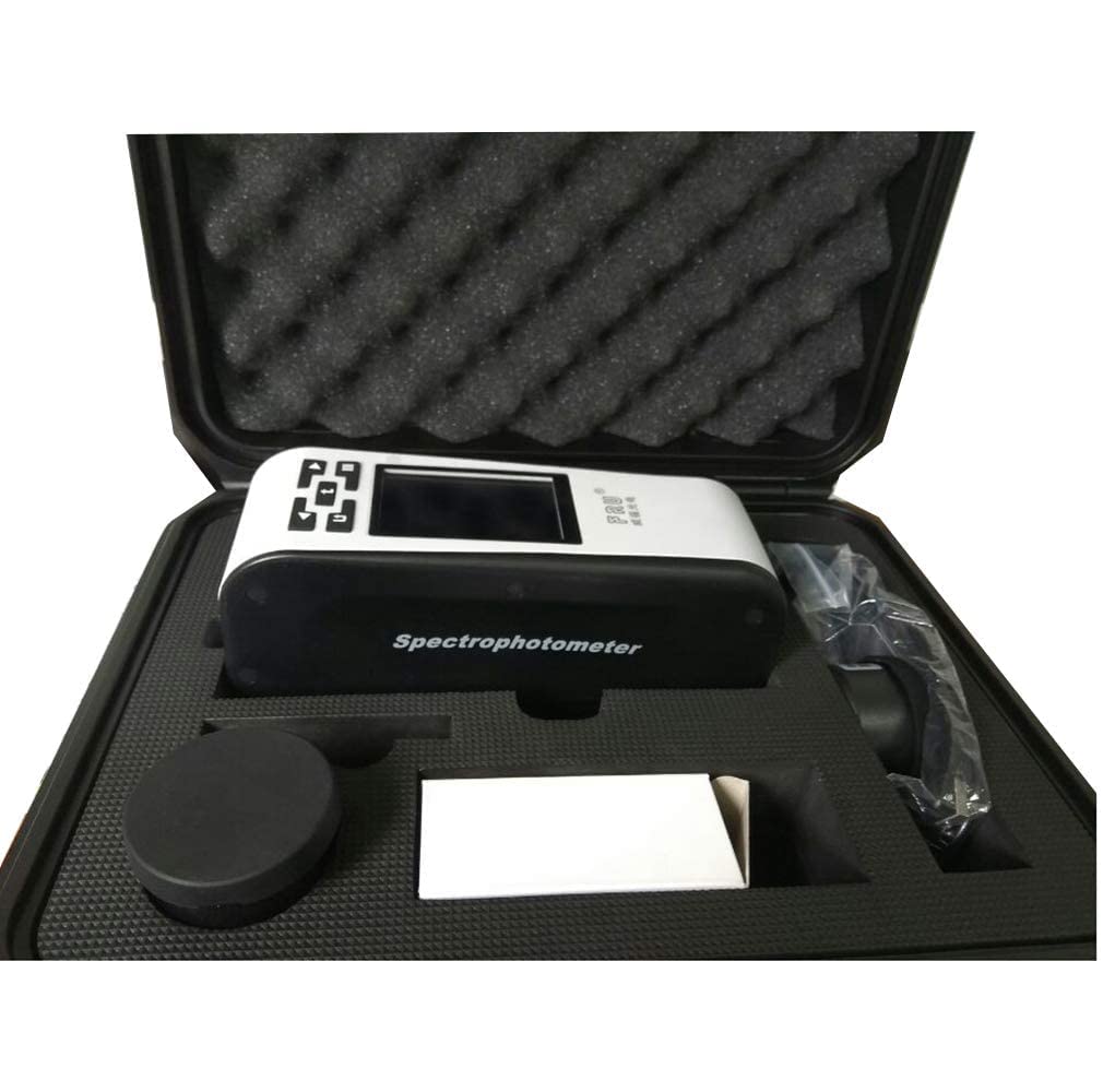 Handheld Spectrophotometer Color Meter Difference Tester with 16MM Caliber d/8 Geometric Conditions Data Storage Function