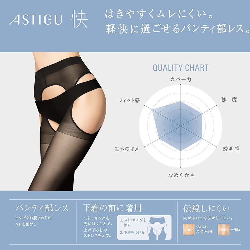 Image of Atsugi Astigu Stocking Kai - Nudy Beige - M-L