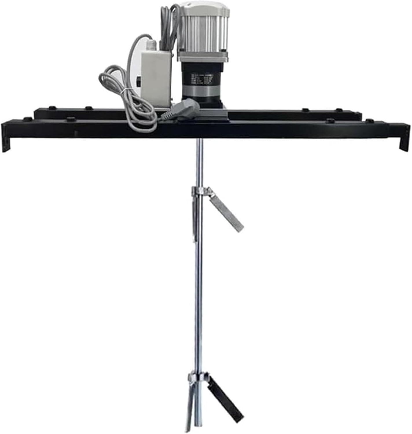 IBC Air Agitator, Pneumatic 1 Ton Tank Mixer Machine, Paint Stirring Machine, Folding Propeller, with Support Hanger, Telescopic Range 75-120cm, for Ink Dissolver Agitator(A)