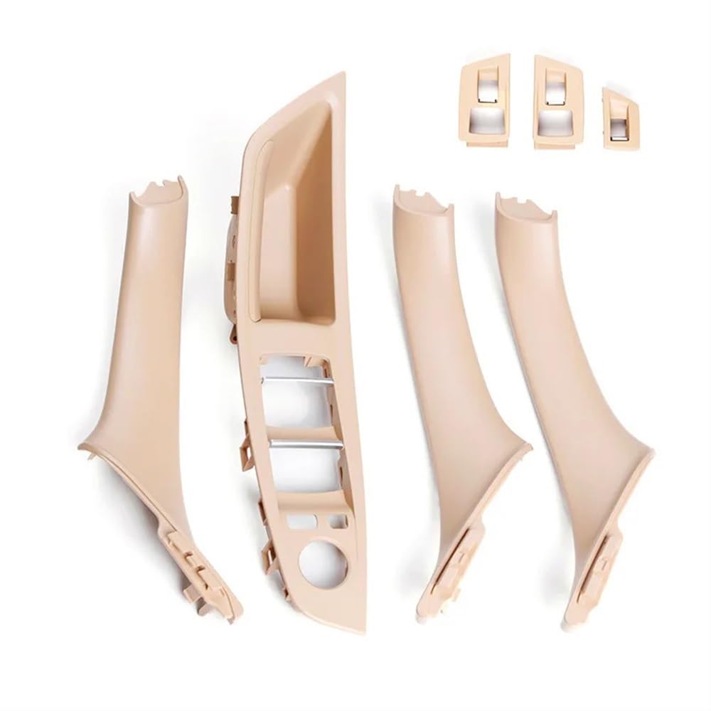 Mlioju Beige Car Inner Door Handle For 5 For Series For F10 F11 F18 Inner Armrest Door Handle Car Accessories