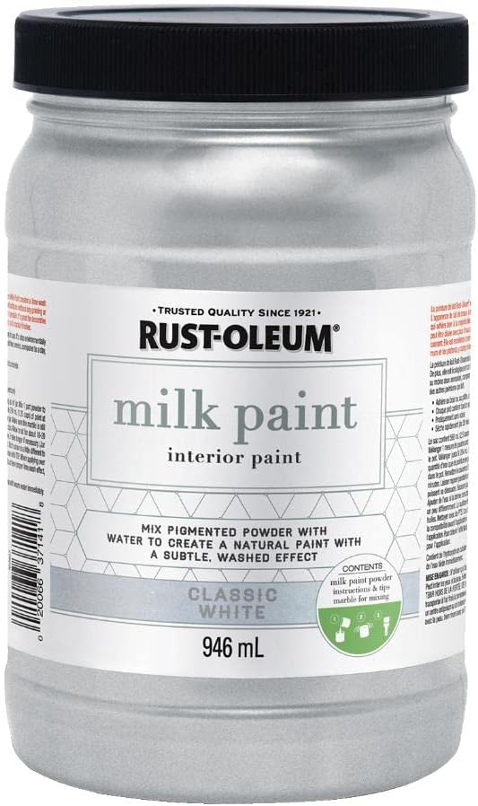 Interior Milk Paint - Classic White, 946 ml
