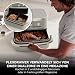 Ninja Foodi FlexDrawer Heißluftfritteuse, Dual Zone, verwandelt sich in MegaZone, 10,4 L, Dual Zone, mit wenig bis gar kein Öl, antihaftbeschichtete, spülmaschinenfeste Teile, Stone Gold AF500EUSD