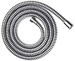 hansgrohe Metaflex shower hose 1.25 m, anti-kink and flexible, chrome effect coil wrap 28262000