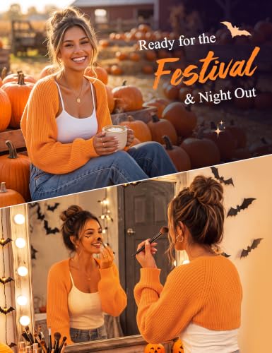 Image of Durio Women Y2K Bolero Shrug Long Sleeve Knit Cropped Cardigan | Stretchy Open Front Sweater with Drop Shoulders, Versatile Style Suits Casual Daily Wear, Travel, Party & Festival Outfits