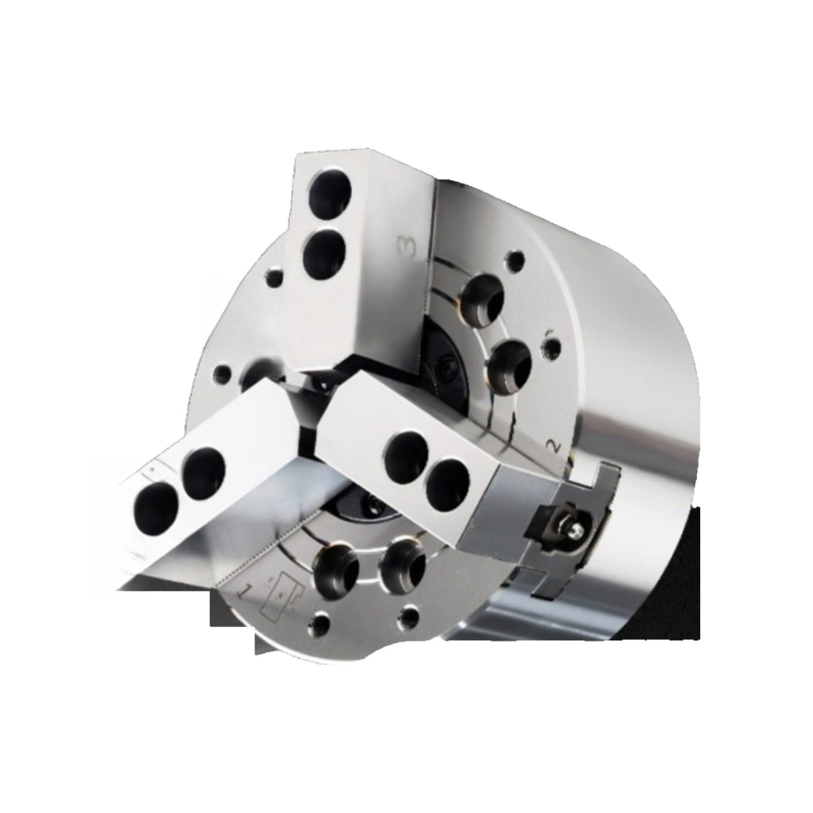 Mandrin hydraulique de 6 pouces avec mâchoires douces de 60mm pour tournage de précision