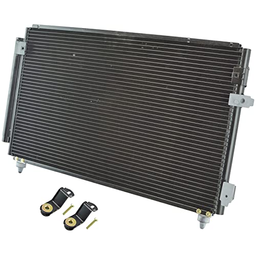 Image of TRQ A /C Condenser and Receiver Drier Assembly Compatible with 1998-2005 Lexus GS300 1998-2000 GS400 2001-2005 GS430