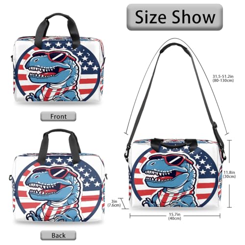 Bolsa para laptop 15.6-16 pulg con diseño bandera USA miniatura 6