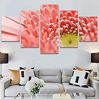 SIGNWIN 5 Panel Canvas Wall Art Modern Art Decorative Elements Dramatic Floral Multicolor Photography Single for Home Decorations Ready to Hang - 12