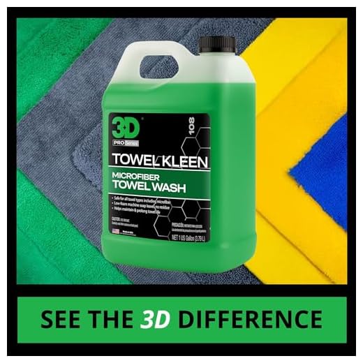 3D Towel Kleen Microfiber Detergent 1 Gallon