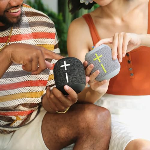 Image of Ultimate Ears WONDERBOOM 4 Portable Waterproof Bluetooth Speaker with Big Bass and 360-Degree Sound, Dustproof Floating Speaker with 131ft (40m) Range- Black