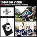 Relaxweex Mini Digital Camera Keychain 1080p Small Portable Photo Video Camera 100 Mins Battery Life Micro Camcorder Recorder for Travel Study Recording(Black)