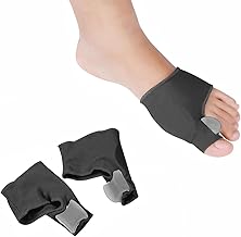 KARELLS Hallux Valgus Corrector Day Night Big Toe Straightener Toe Straightener Protective Sleeves for Cushioning Hallux Valgus, Hammer Toe, Pain Relief - Black