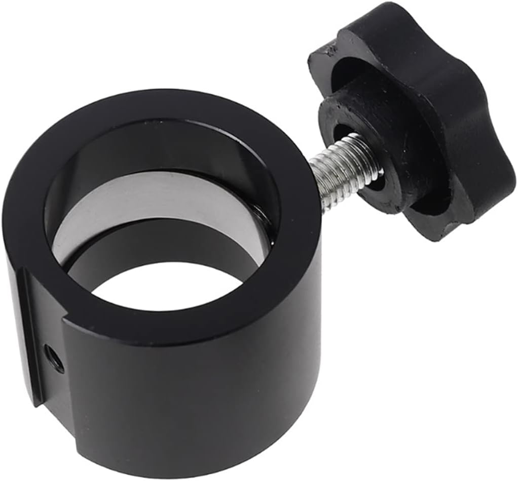 ZTBH Microscope Accessories Kit 25mm/32mm Industrial Stereo Microscope Limit Fixing Ring with Screw Video Camera Stand Microscope Slides(32MM)