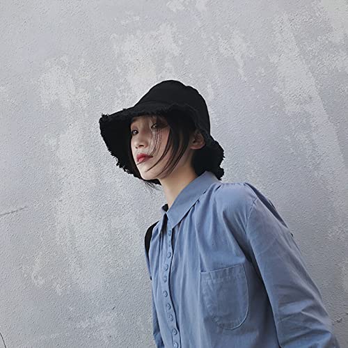 SUNTRADE-Women-Casual-Summer-Bucket-Hat-Sun-Protection-Beach-Sun-Cap-Beach-Vacation-Travel-Accessories