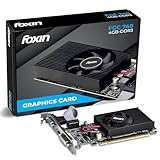 Foxin GT 740 Graphics Card 4GB DDR3 128-Bit | PCIe 3.0 Desktop GPU with HDMI DVI VGA Output | Heatsink Cooling Fan | High Efficiency Gaming Graphics Card (Black)