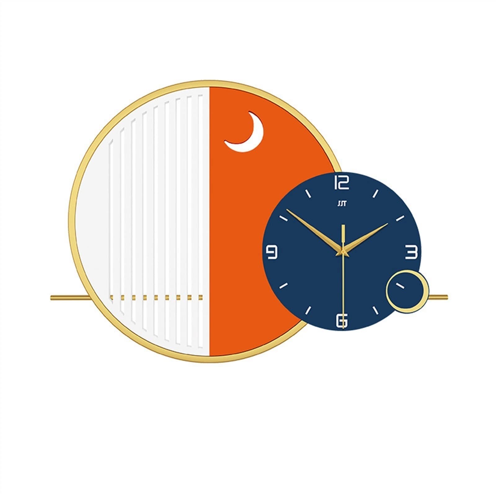 Horloge murale muette TUSUOD moderne pour chambre et décoration de maison