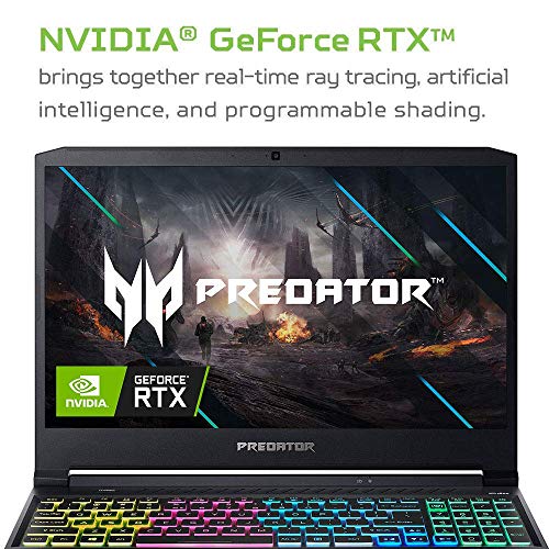 Image of Acer Predator Helios 300 Intel Core i7 10th Gen 15.6 inches Gaming Laptop 16 GB /1 TB HDD /256 GB SSD /Windows 10 Home /8 GB NVIDIA GeForce RTX 2070 Graphics /FHD 240Hz (Abyssal Black, 2.5 kg) PH315-53