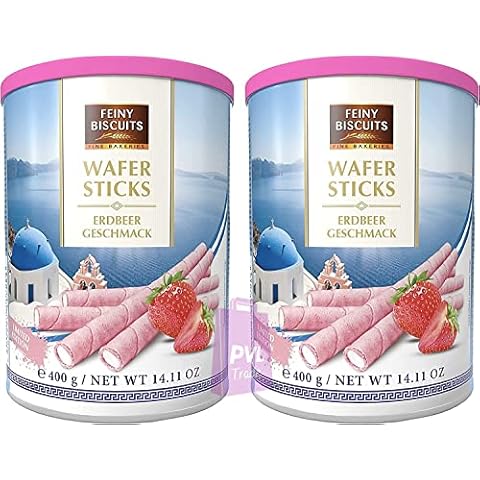 Wafer Rolls with Strawberry Cream Filling 400g Cover