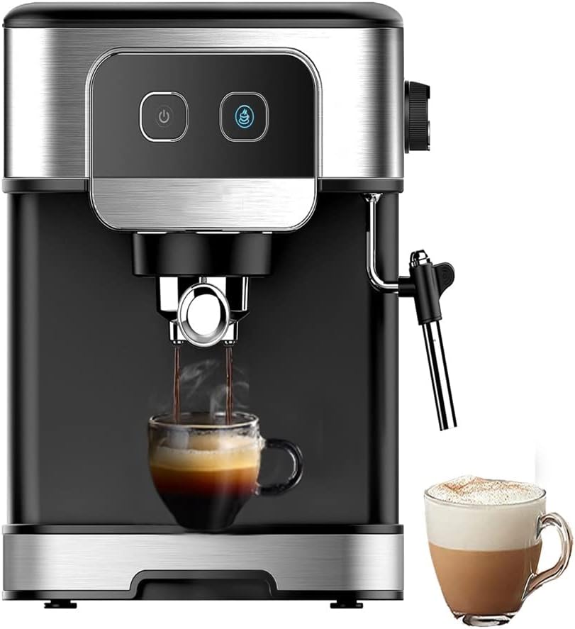 Garcan コーヒーマシン ミルク泡立て器 キッチン家電 電動泡カプチーノコーヒーメーカー (Color : A, Size : 