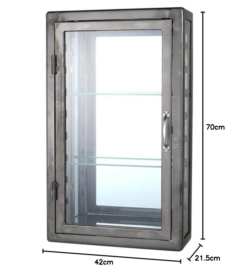 dulton ウォールマウント ガラスキャビネット DULTON Wall mount glass cabinet rectangle / ダルトン